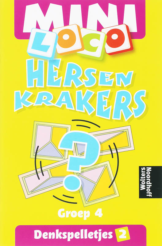 Omslag van Denkspelletjes 2 Hersenkrakers