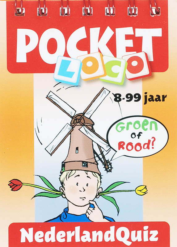 Omslag van Nederlandquiz boekje