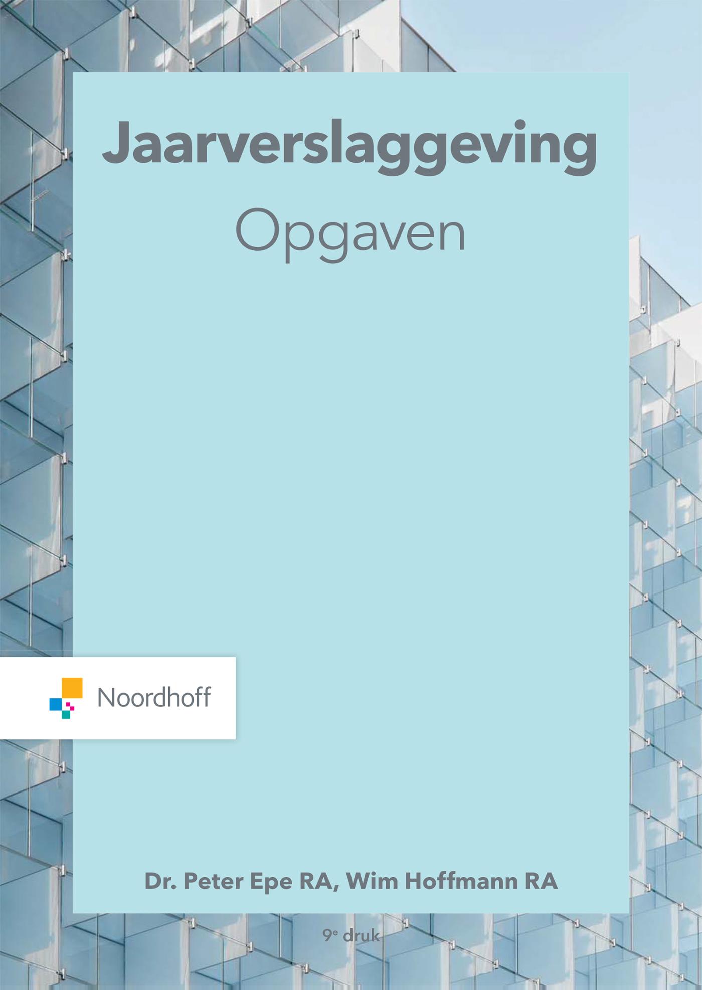 Omslag van Jaarverslaggeving opgaven