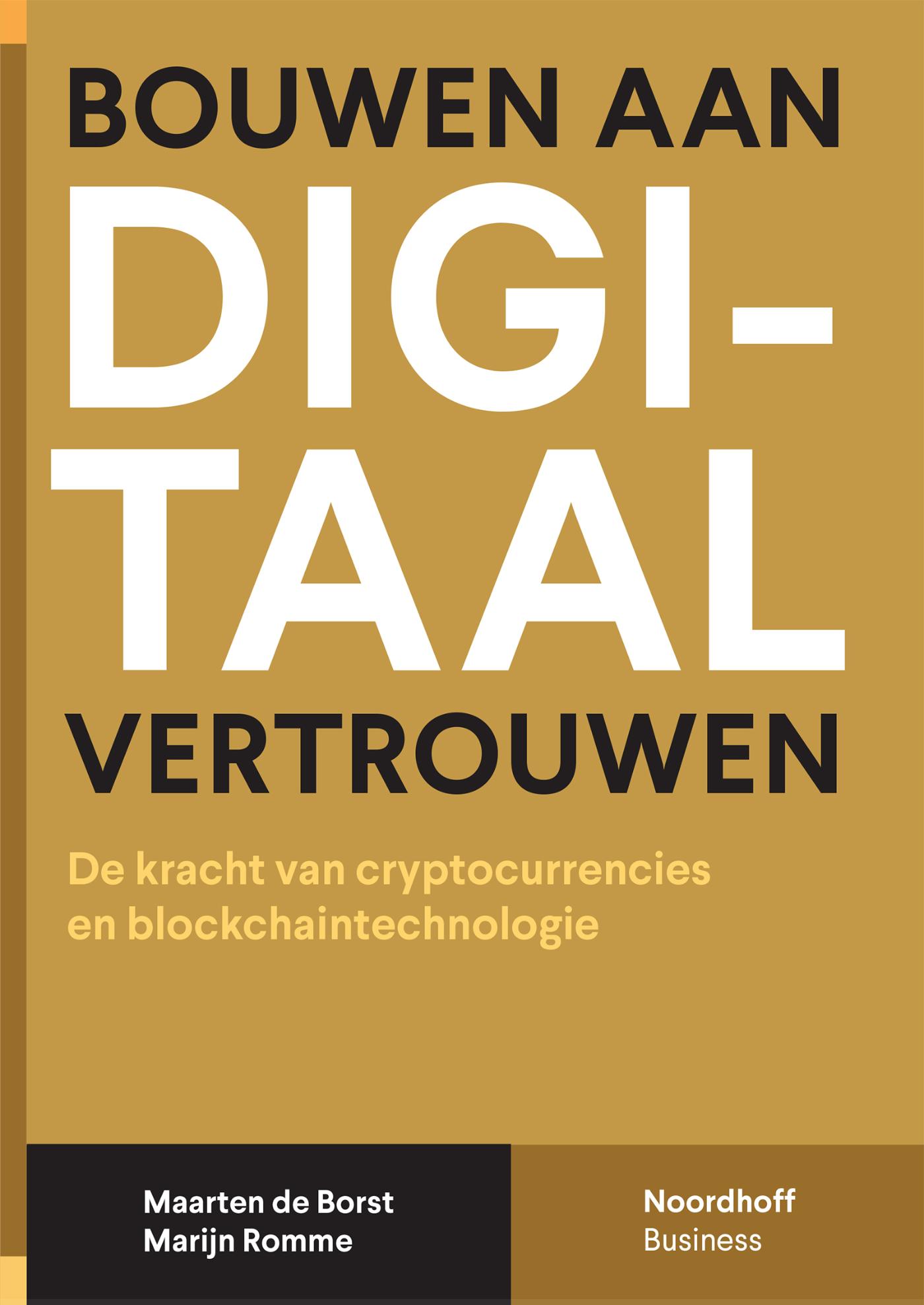 Omslag van Bouwen aan digitaal vertrouwen
