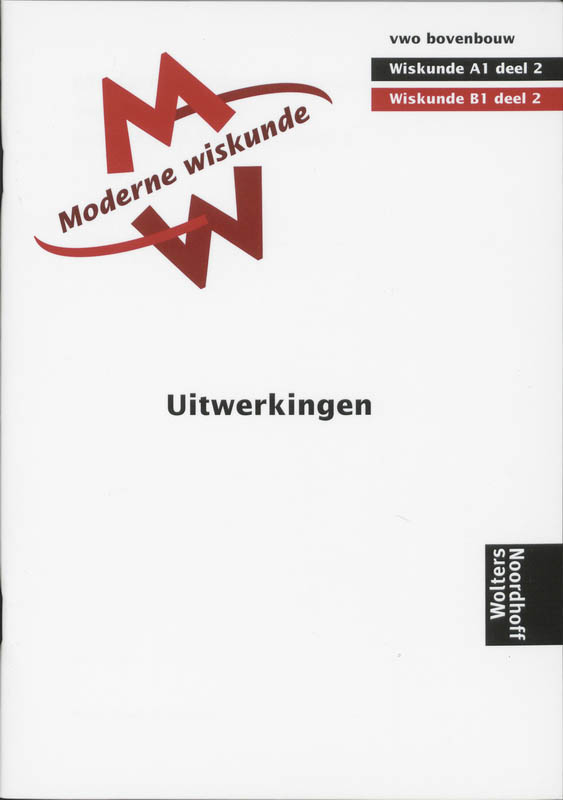 Omslag van Uitwerkingen