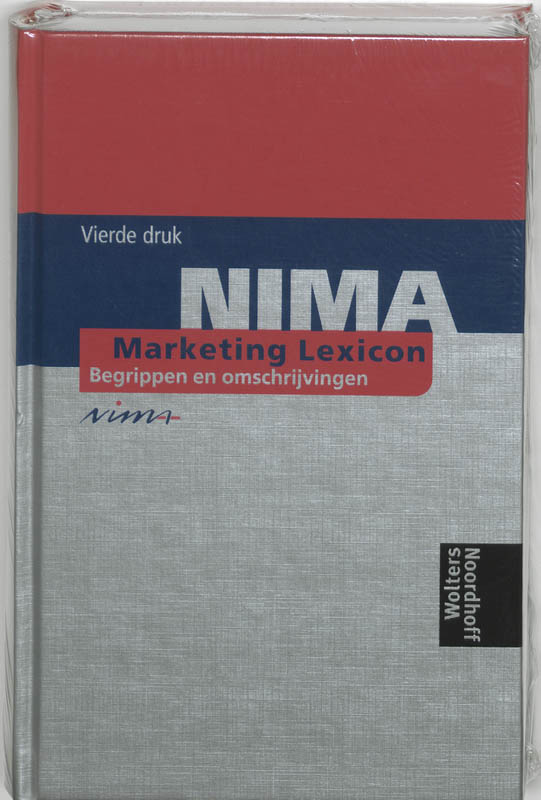 Omslag van NIMA marketing lexicon