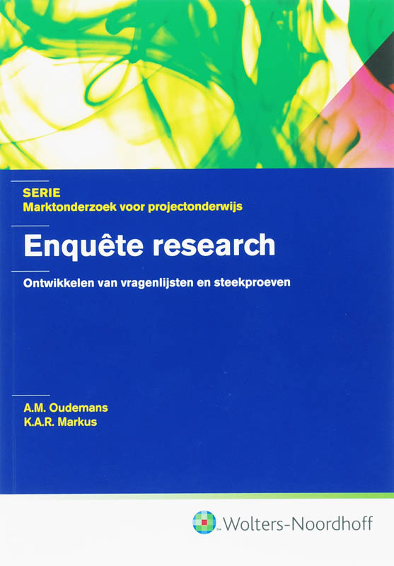 Omslag van Enquete research
