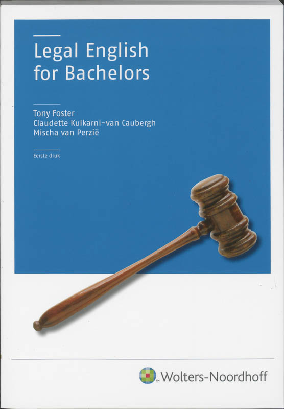Omslag van Legal English for bachelors