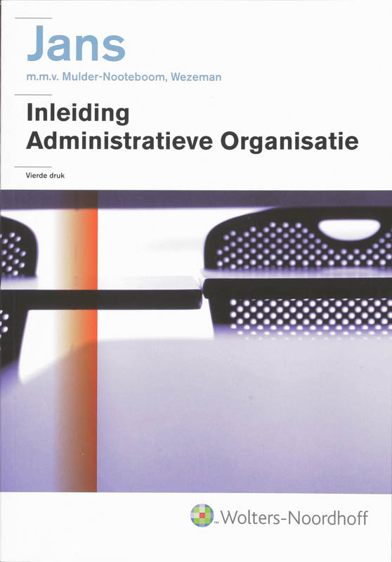 Omslag van Inleiding administratieve organisatie