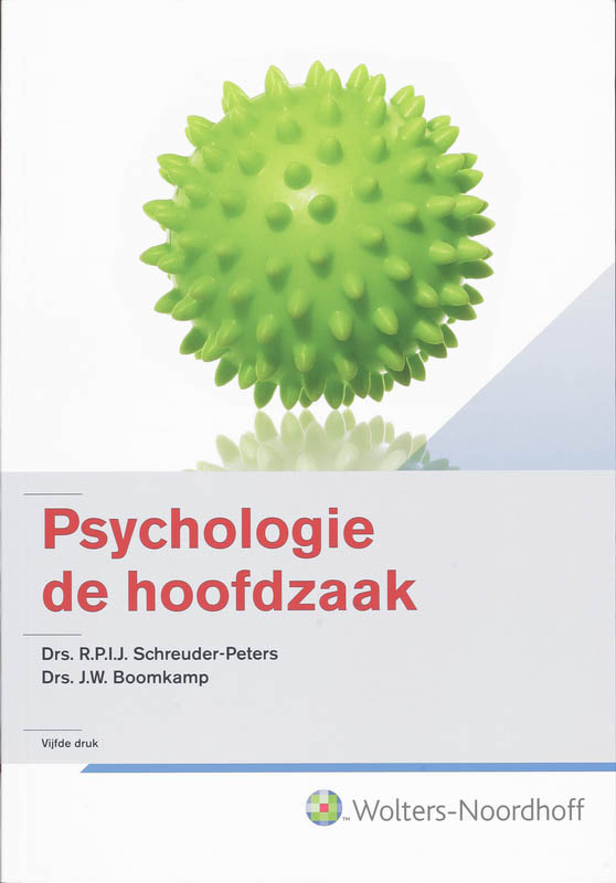 Omslag van Psychologie de hoofdzaak