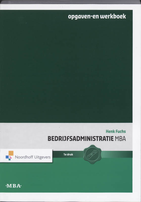 Omslag van Opgaven-en werkboek