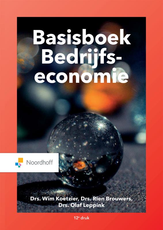 Omslag van Basisboek bedrijfseconomie