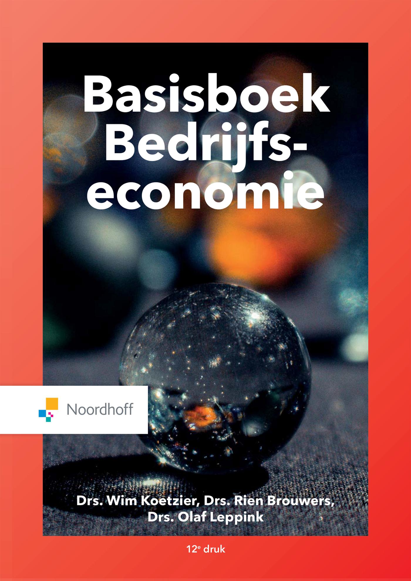 Omslag van Basisboek bedrijfseconomie
