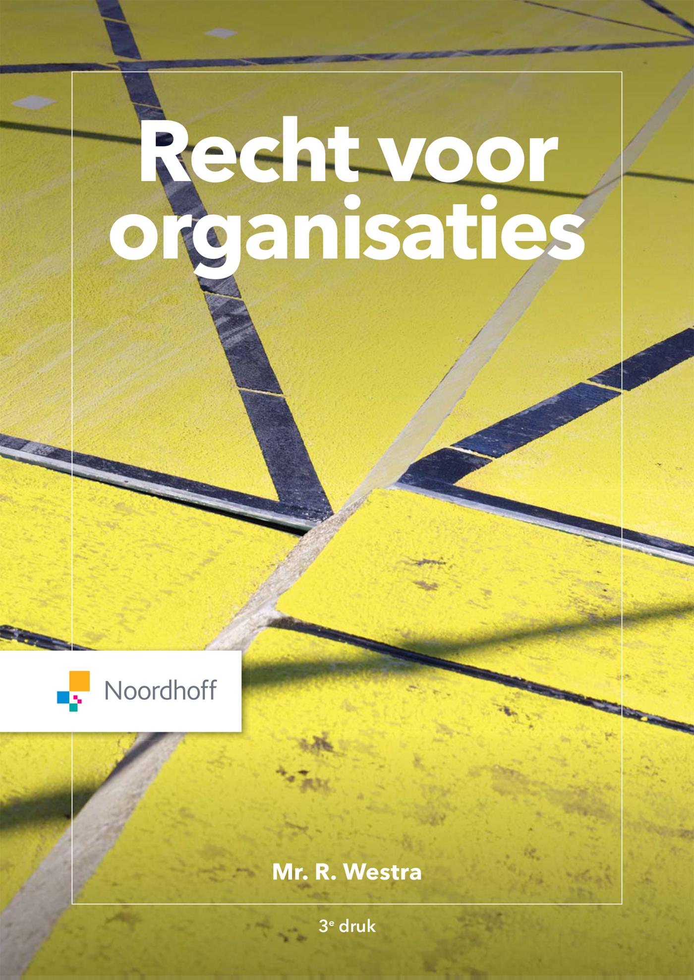 Omslag van Recht voor organisaties (e-book)