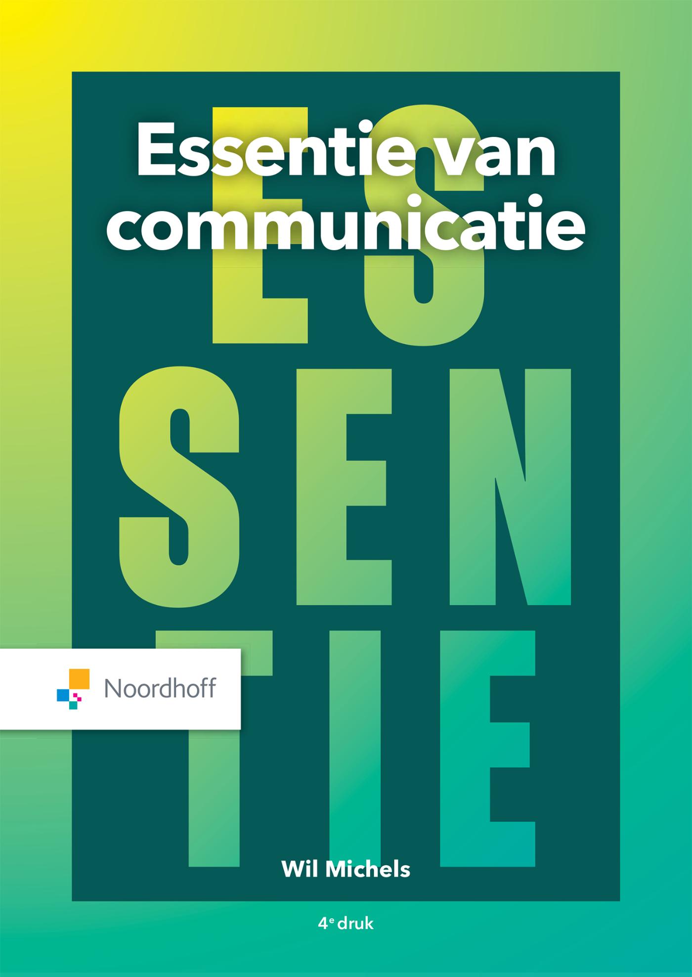 Omslag van Essentie van communicatie