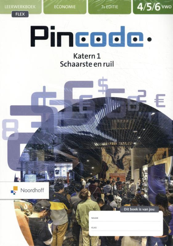 Omslag van Pincode 7e vwo 4 katernen Flex (Set)