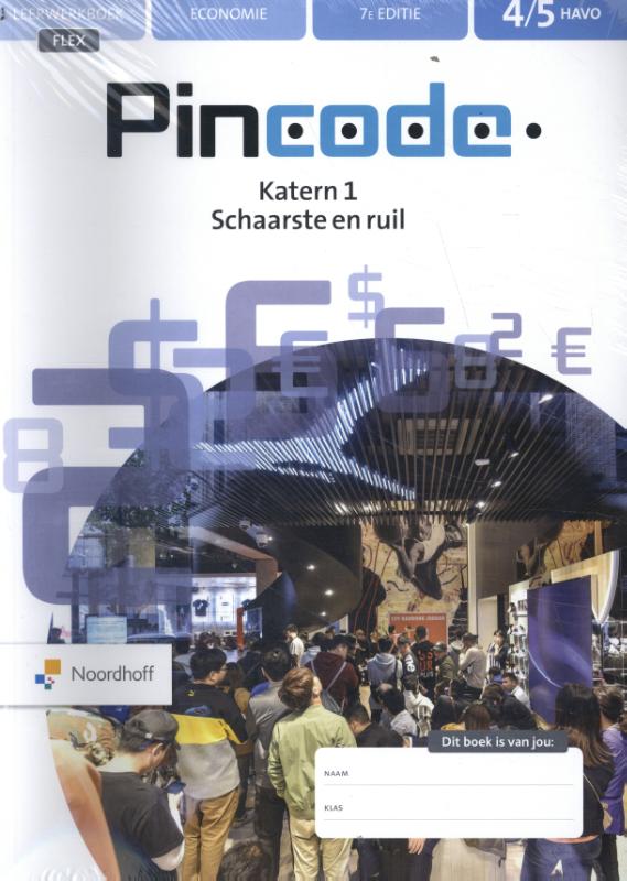 Omslag van Pincode 7e ed havo 4 set katernen 1-5 FLEX boek
