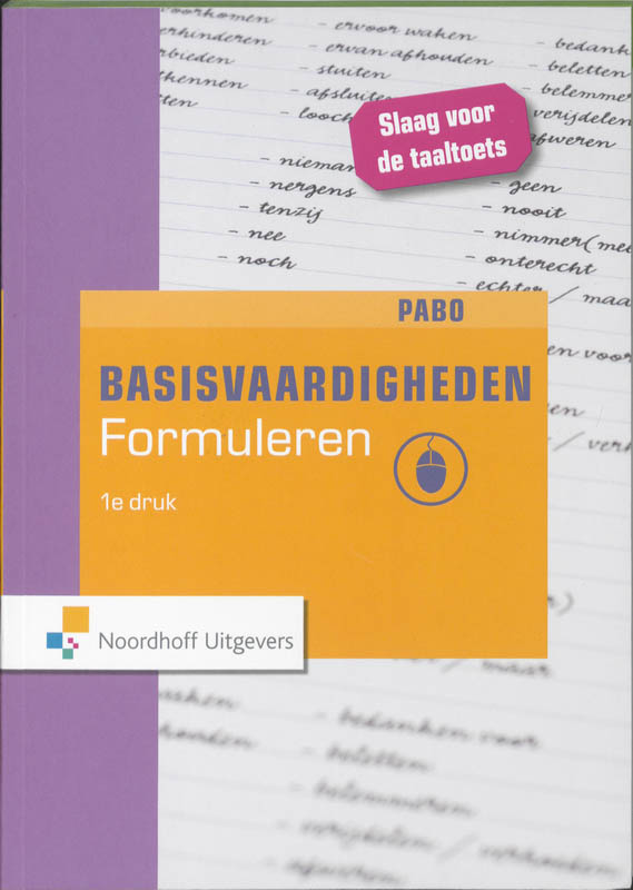 Omslag van Basisvaardigheden formuleren