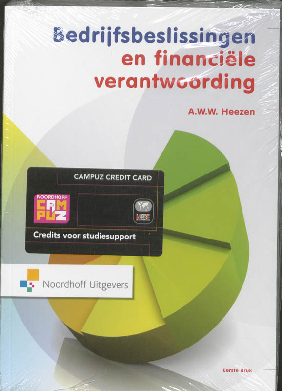Omslag van Bedrijfsbeslissingen en financiele verantwoording