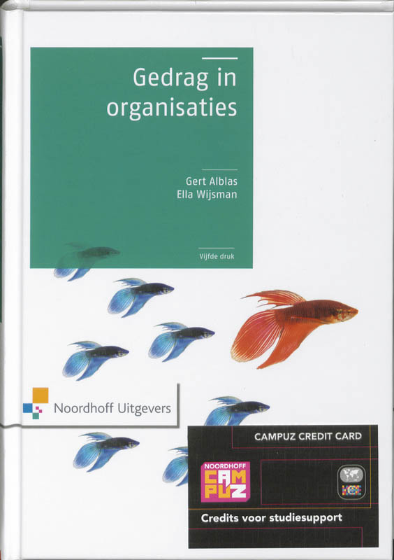Omslag van Gedrag in organisaties