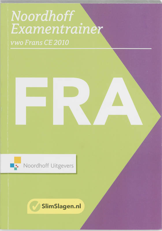Omslag van Vwo Frans CE 2010