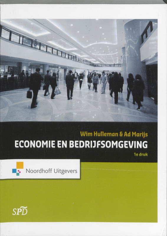Omslag van Economie en bedrijfsomgeving