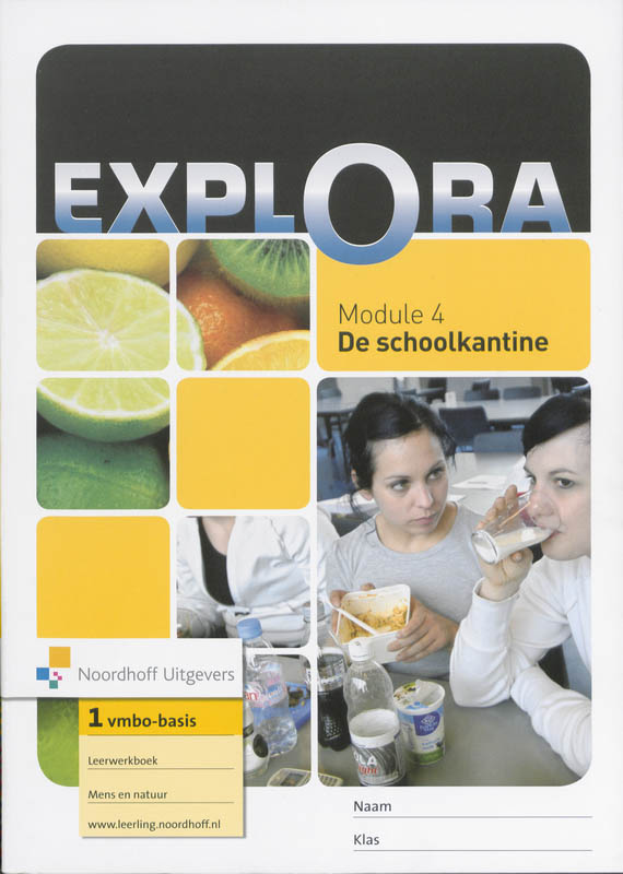 Omslag van Module 4 De schoolkantine