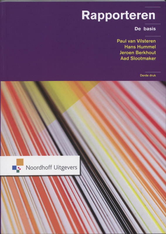 Omslag van Rapporteren de Basis