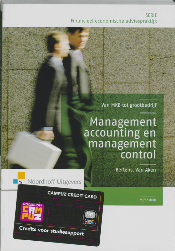 Omslag van Management control en accounting