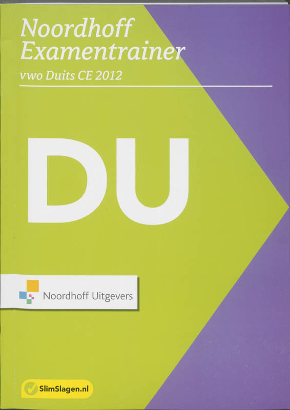 Omslag van Vwo Duits CE 2012