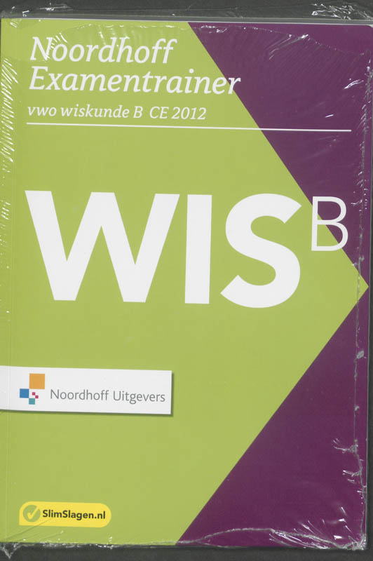 Omslag van vwo wiskunde B CE 2012