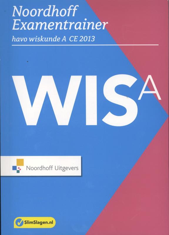 Omslag van Havo wiskunde A CE 2013