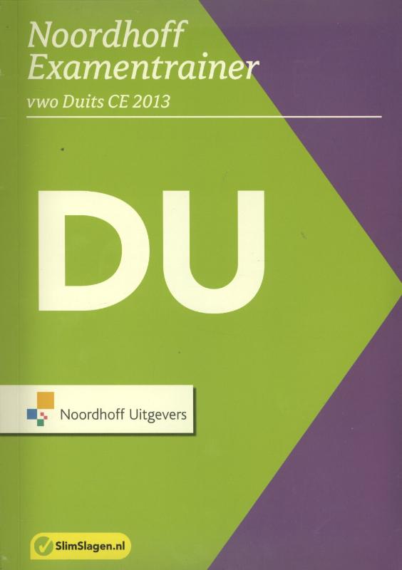 Omslag van Vwo Duits CE 2013
