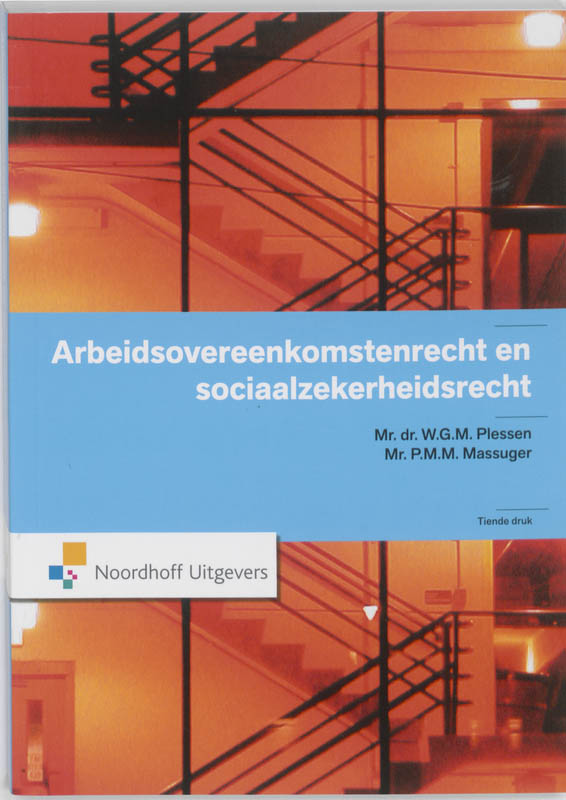 Omslag van Arbeidsovereenkomstenrecht en sociaalzekerheidsrecht