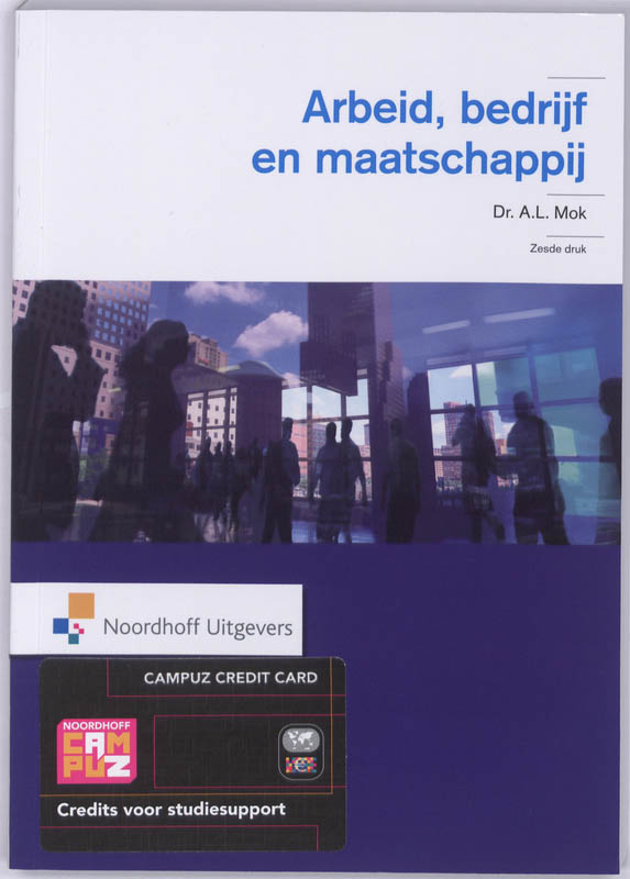 Omslag van Arbeid, bedrijf en maatschappij