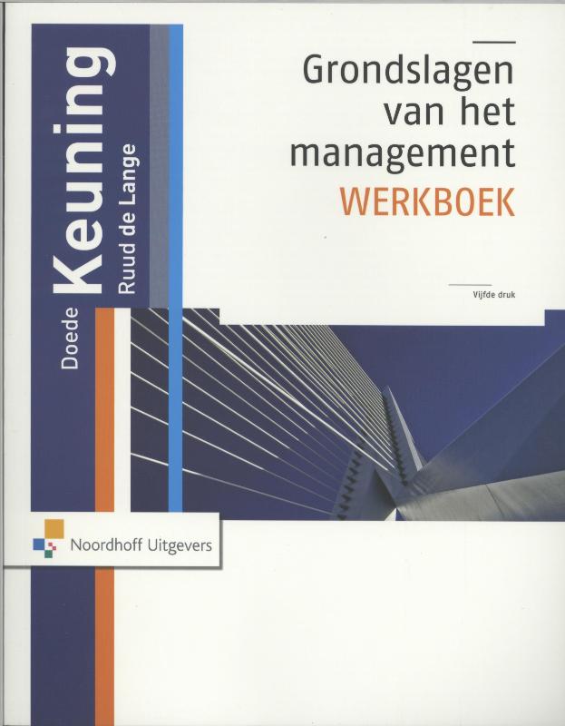 Omslag van werkboek
