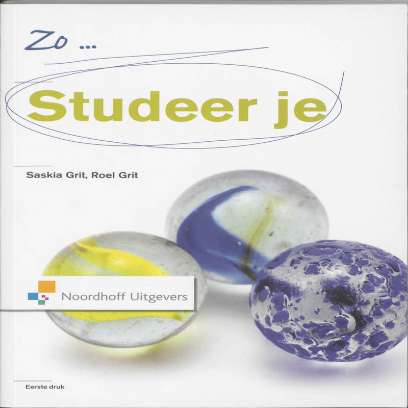 Omslag van Zo studeer je