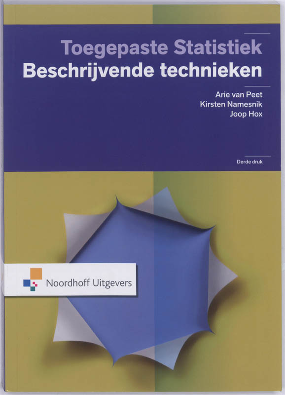 Omslag van Toegepaste statistiek