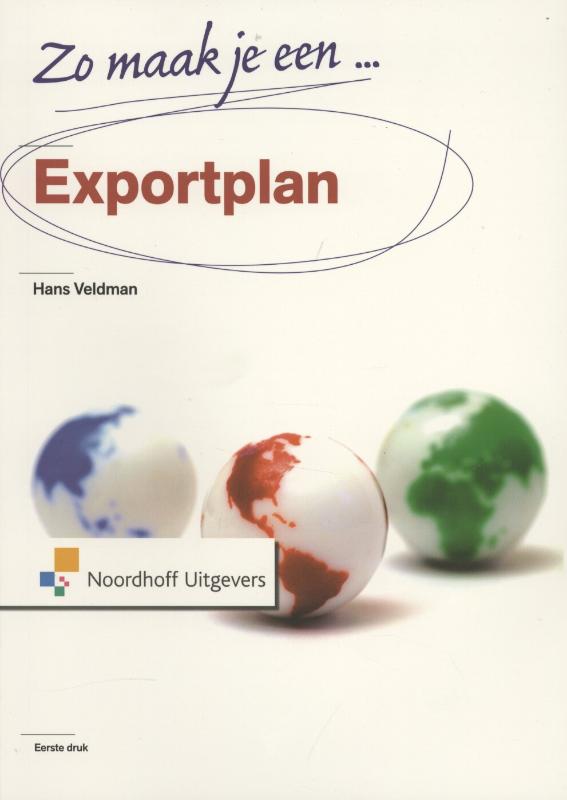 Omslag van Zo maak je een exportplan