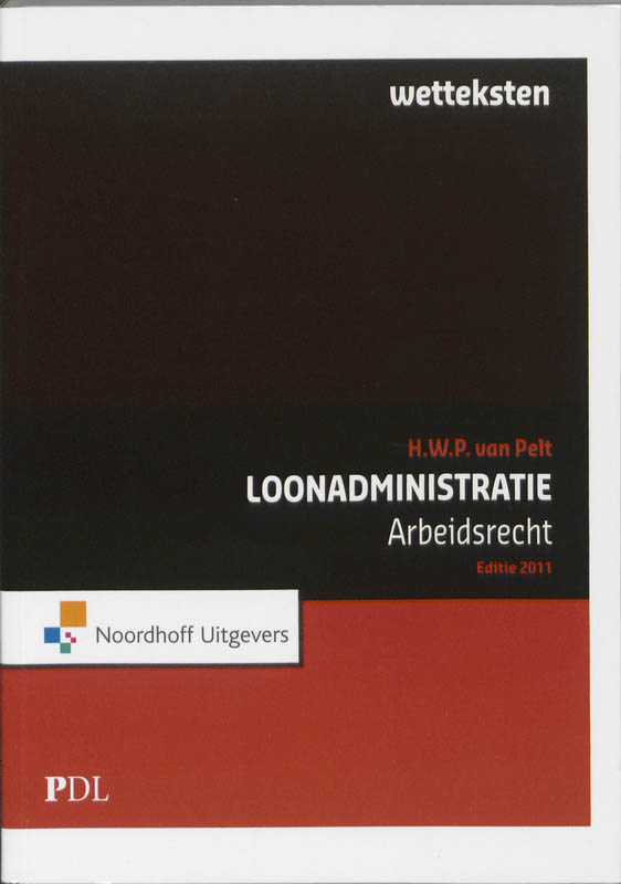 Omslag van wetteksten arbeidsrecht 2011
