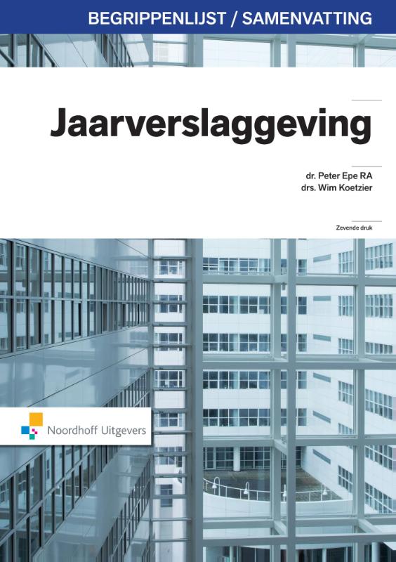 Omslag van Begrippen jaarverslaggeving