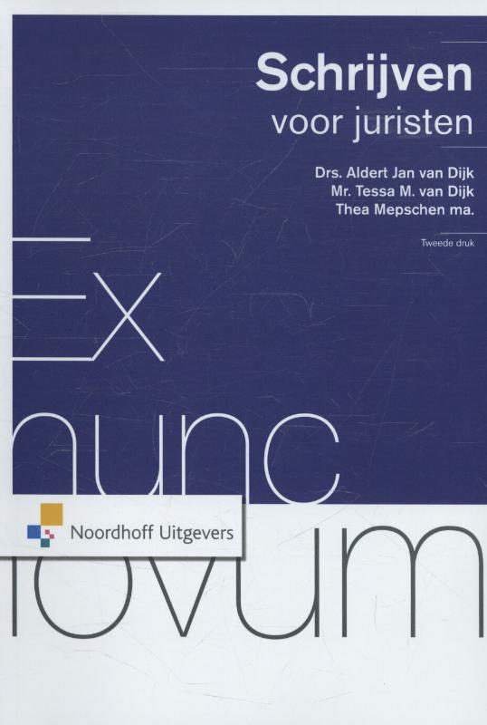 Omslag van Schrijven voor juristen