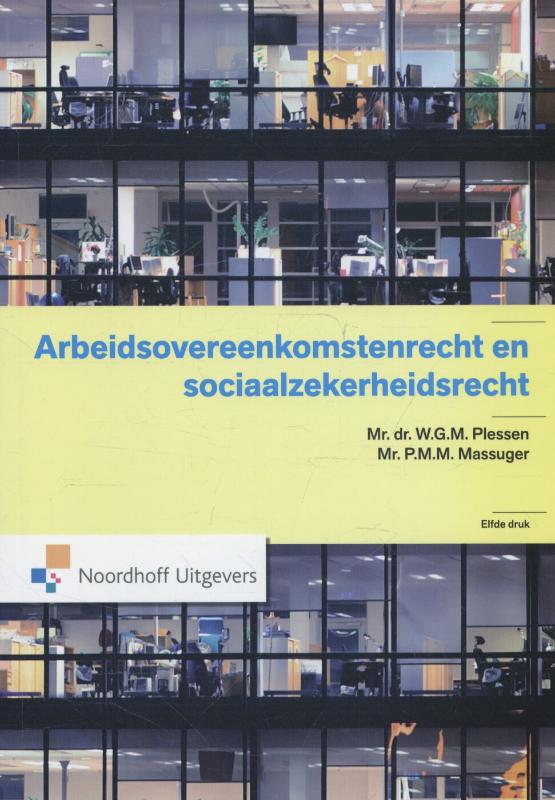 Omslag van Arbeidsovereenkomstenrecht en sociaalzekerheidsrecht