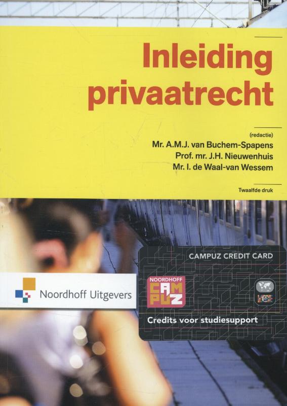 Omslag van Inleiding privaatrecht