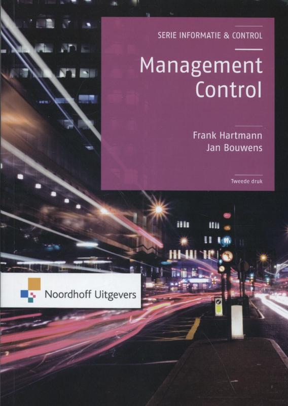 Omslag van Management control