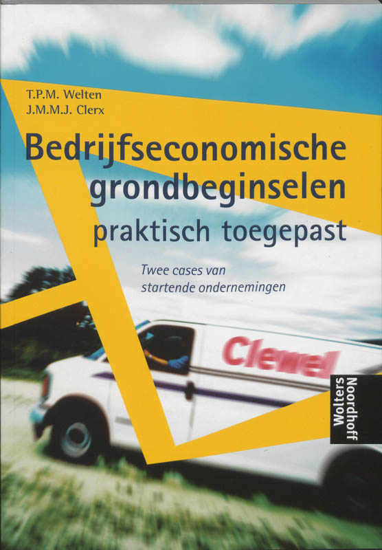 Omslag van Bedrijfseconomische grondbeginselen