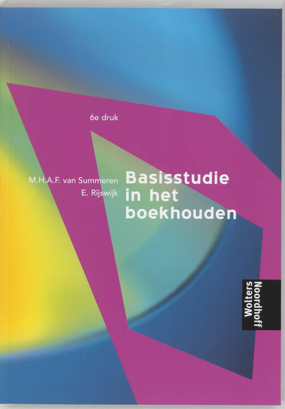 Omslag van Basisstudie in het boekhouden