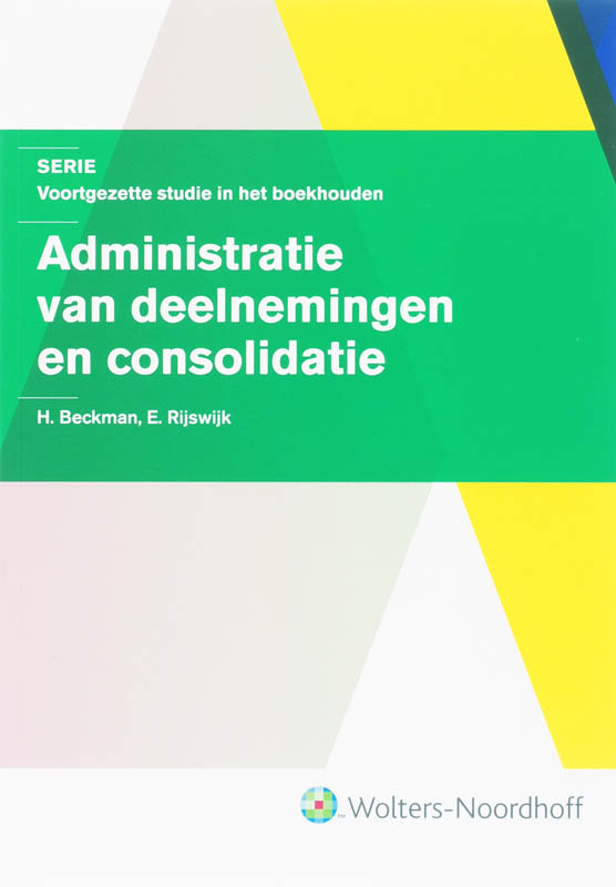 Omslag van Administratie van deelnemingen en consolidatie