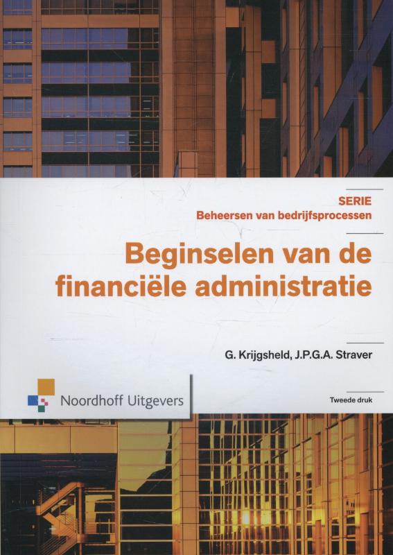 Omslag van Beginselen van de financiele administratie