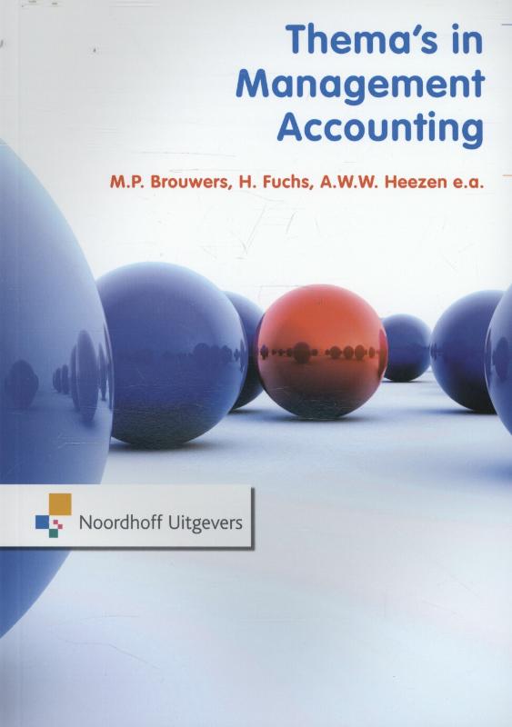 Omslag van Thema's in management accounting RUG