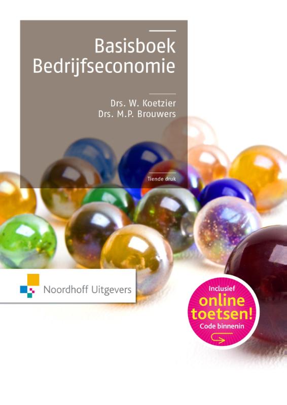 Omslag van Basisboek bedrijfseconomie