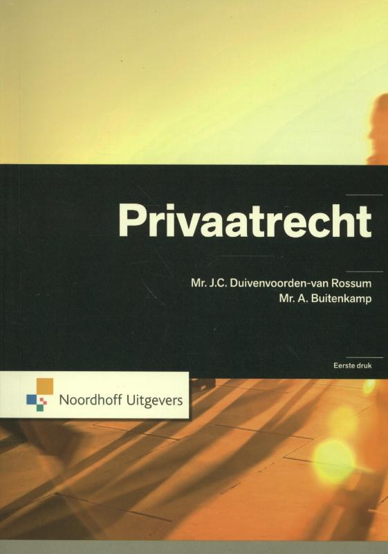 Omslag van Privaatrecht