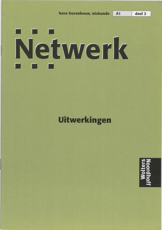 Omslag van Uitwerkingen
