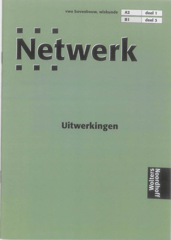 Omslag van Uitwerkingen